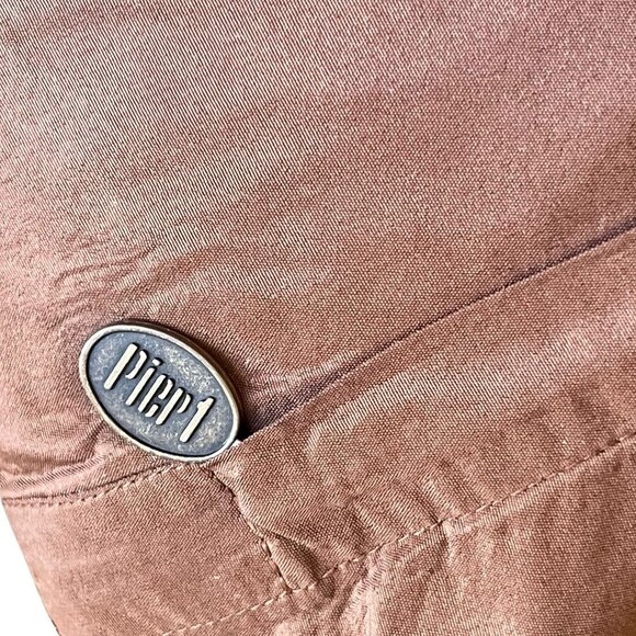 Pier 1 Pillows Embroidered Leaf Lumbar Set of 3 Couch Rectangular Brown Zipper - Picture 6 of 11